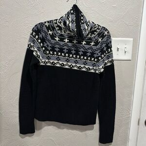 Columbia Pine Street Jacquard Pullover Sweater Size Medium